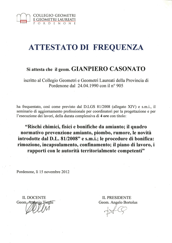 rischi chimici, fisici e bonifiche da amianto